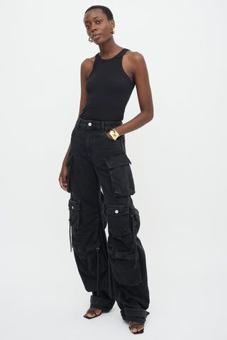 The Attico Denim Cargo Pant