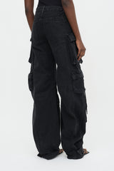 The Attico Denim Cargo Pant