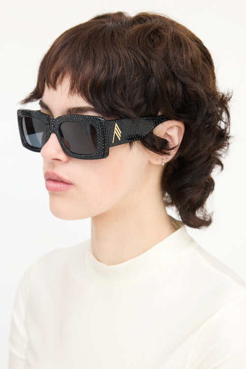 The Attico X Linda Farrow Rectangular Stella Sunglasess