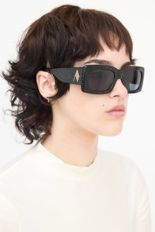 The Attico X Linda Farrow Rectangular Stella Sunglasess