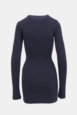 The Attico Double Zip Mini Dress