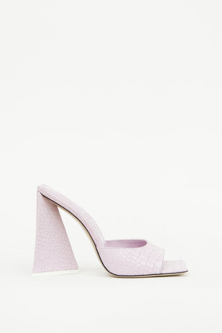 Attico Pink Devon Mule Sandal