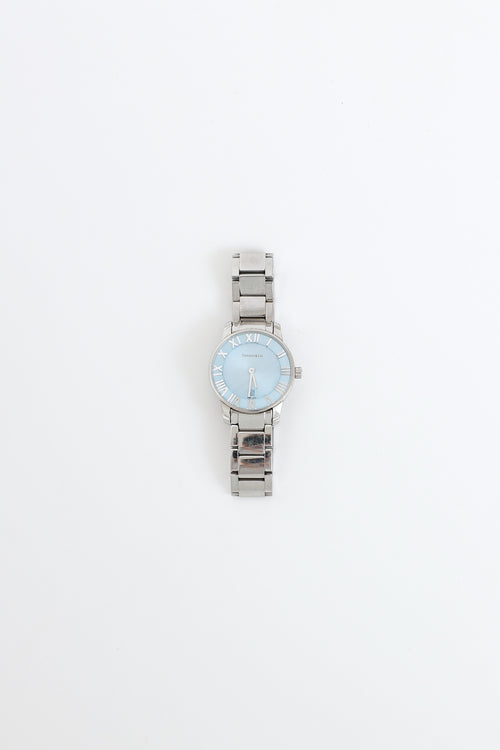 Tiffany & Co. Stainless Steel Atlas 2-Hand Watch
