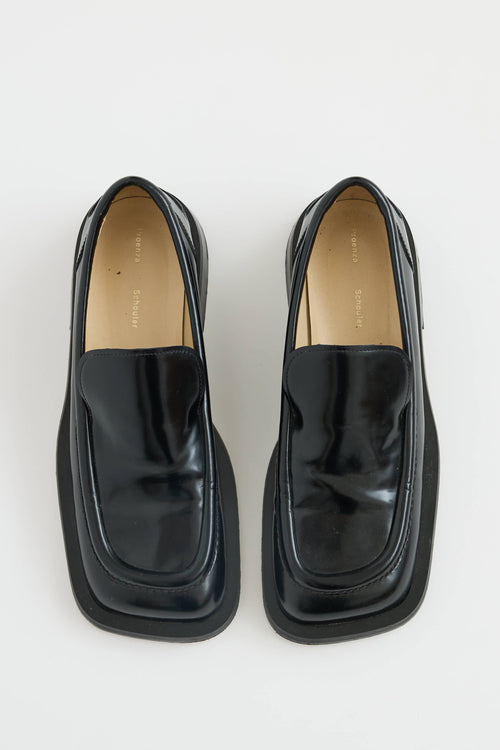 Proenza Schouler Leather Square Toe Loafer