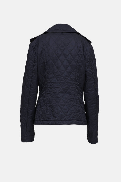 Burberry Double Breasted Quilted Jacket