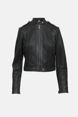 Burberry Brit Pebbled Leather Jacket
