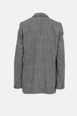 Eleventy Check Wool Blazer