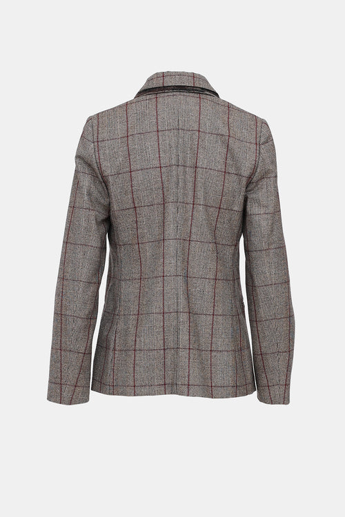 Brunello Cucinelli Check Wool Blazer
