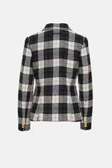 Smythe Plaid Tweed Blazer