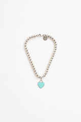 Tiffany & Co. Sterling Silver Heart Tag Bracelet