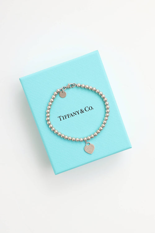 Tiffany & Co. Sterling Silver Heart Tag Bracelet