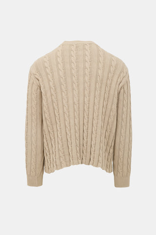 Auralee Cable Knit Sweater