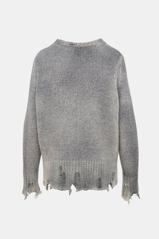 Avant Toi Cashmere Distressed Sweater