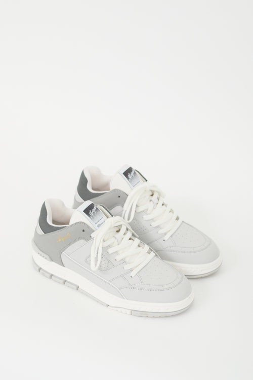 Axel Arigato Grey Leather Area Lo Sneaker