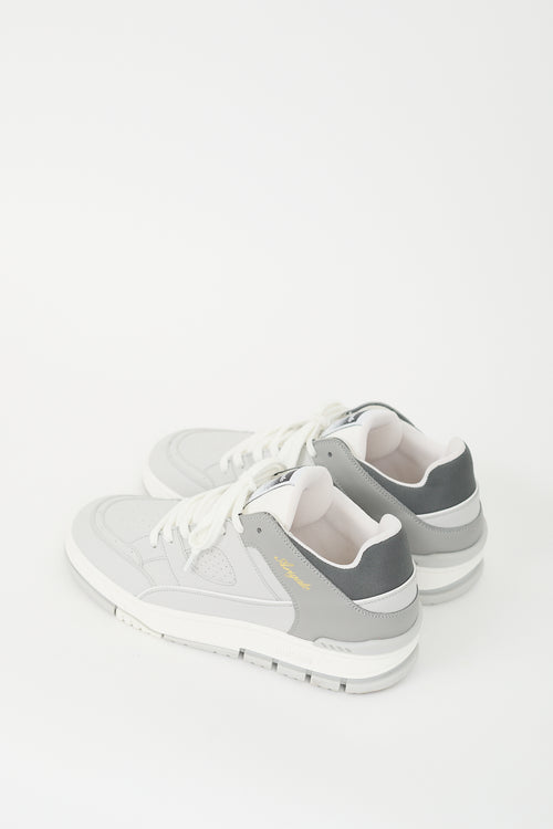 Axel Arigato Grey Leather Area Lo Sneaker