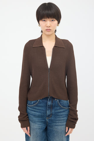 Aya Muse Rib Knit Musa Cardigan