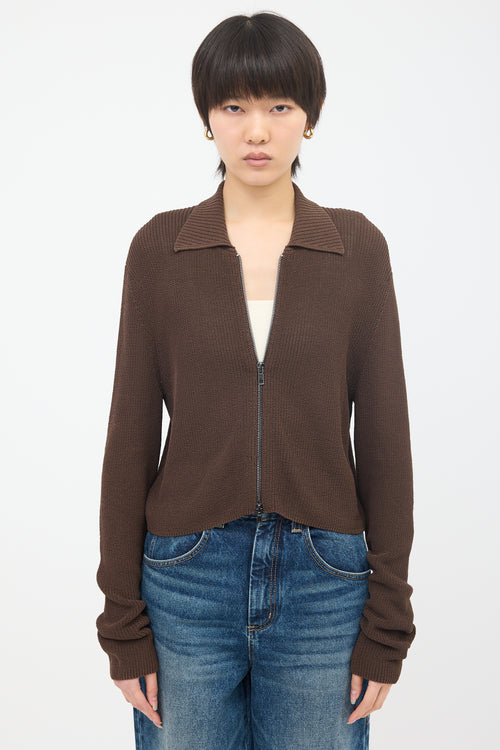 Aya Muse Rib Knit Musa Cardigan