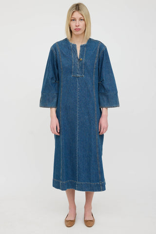 B Sides Jeans Denim Kaftan Dress