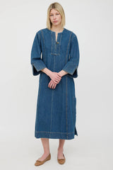 B Sides Jeans Denim Kaftan Dress