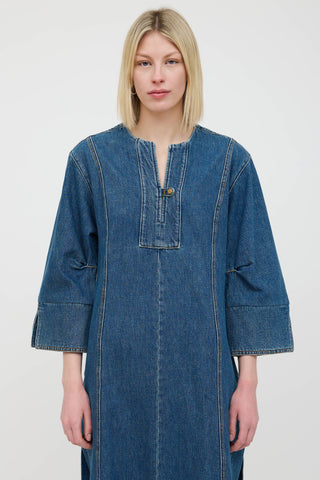 B Sides Jeans Denim Kaftan Dress