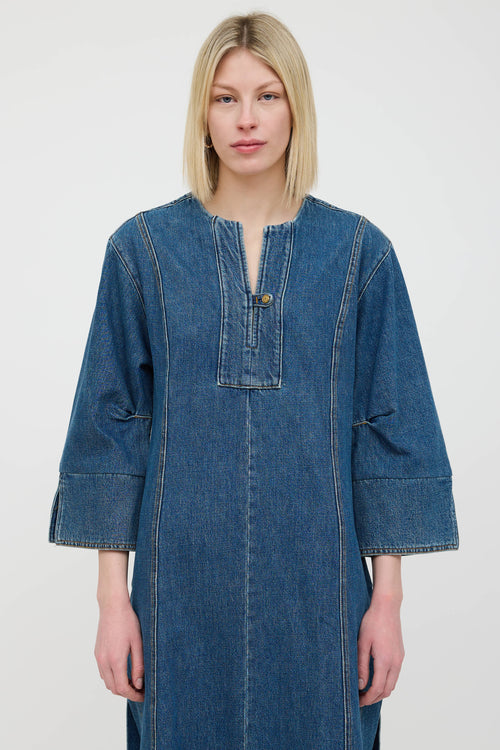 B Sides Jeans Denim Kaftan Dress