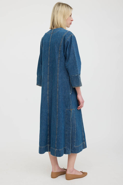 B Sides Jeans Denim Kaftan Dress