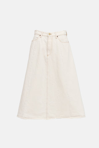 B Sides Denim Simone Midi Skirt