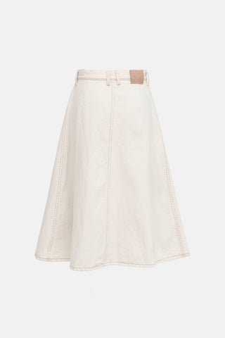 B Side Denim Simone Midi Skirt