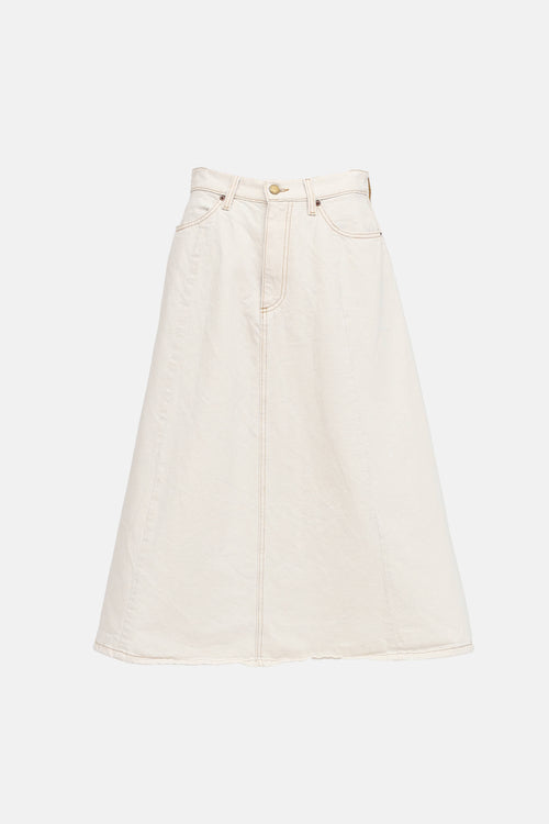 B Sides Denim Simone Midi Skirt