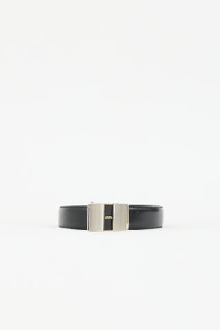 Balenciaga Leather BB Belt
