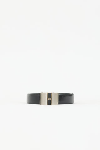 Balenciaga Leather BB Belt