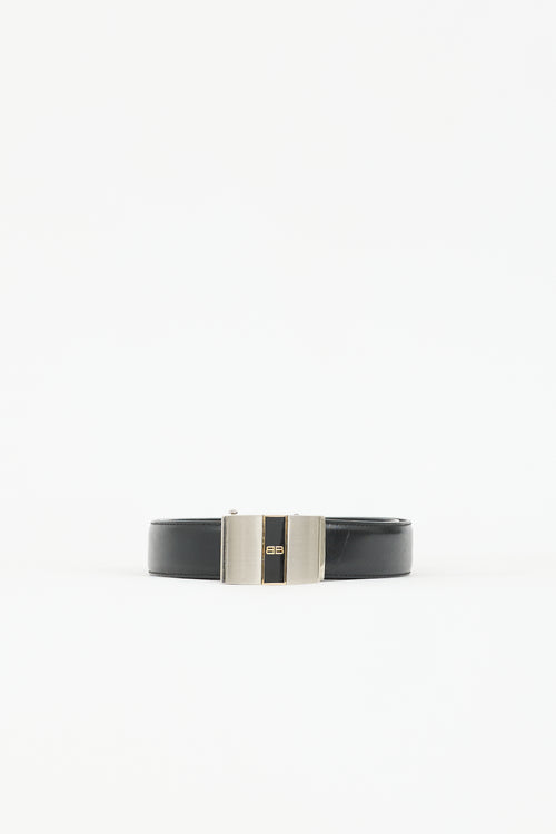 Balenciaga Leather BB Belt