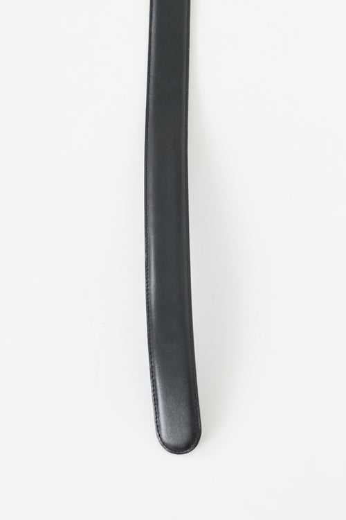 Balenciaga Leather BB Belt