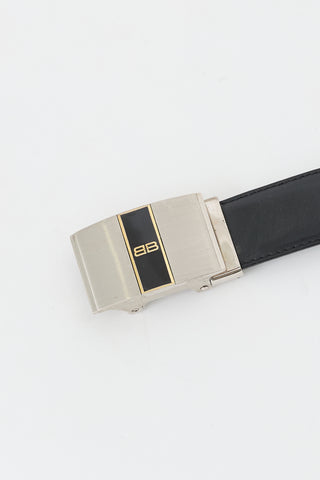Balenciaga Leather BB Belt