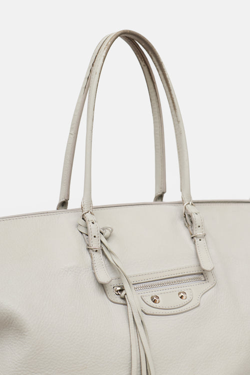 Balenciaga Leather Papier A4 Tote Bag