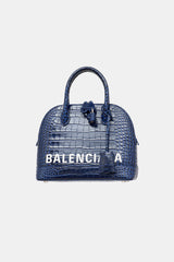 Balenciaga Embossed Leather Small Ville Bag
