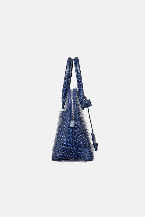 Balenciaga Embossed Leather Small Ville Bag