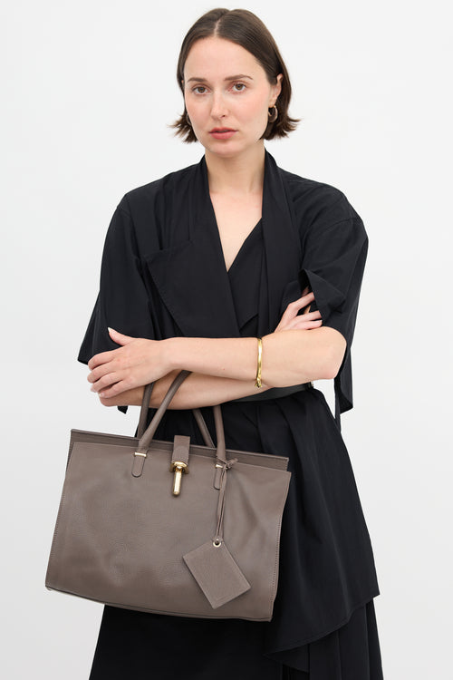 Balenciaga 2020 Leather Medium Tube Bag