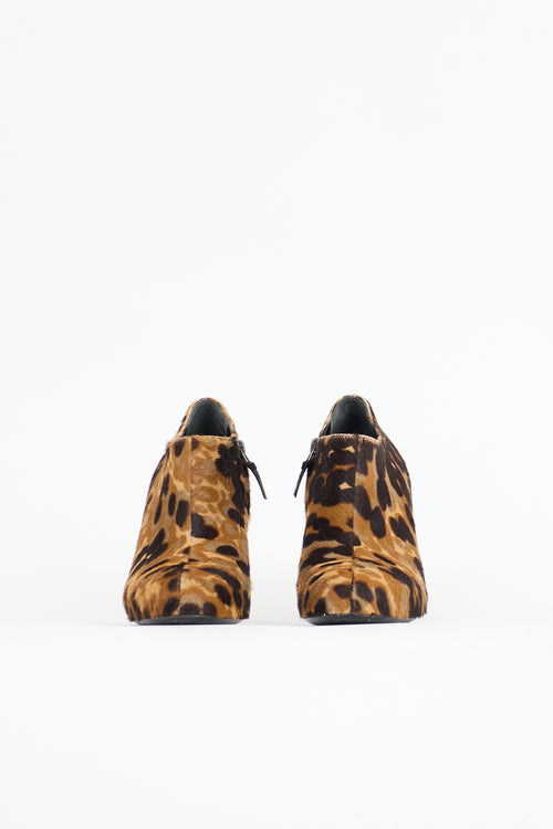 Balenciaga Printed Hair Booties