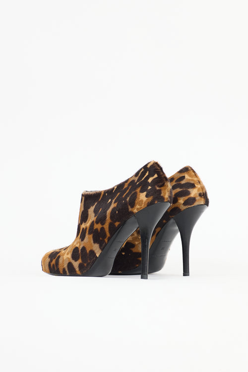 Balenciaga Printed Hair Booties