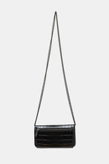 Balenciaga Embossed Leather BB Phone Holder Bag