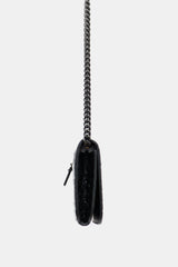 Balenciaga Embossed Leather BB Phone Holder Bag