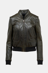 Balenciaga 2008 Aged Leather Jacket