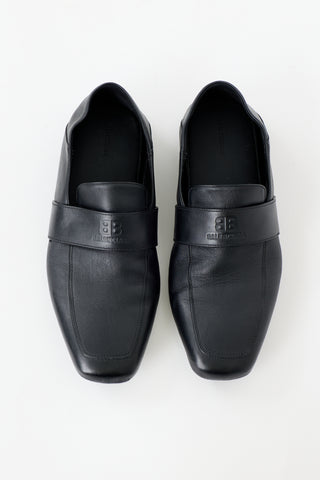 Balenciaga Leather City BB Loafer
