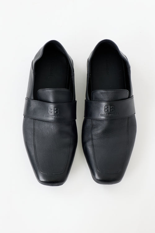 Balenciaga Leather City BB Loafer