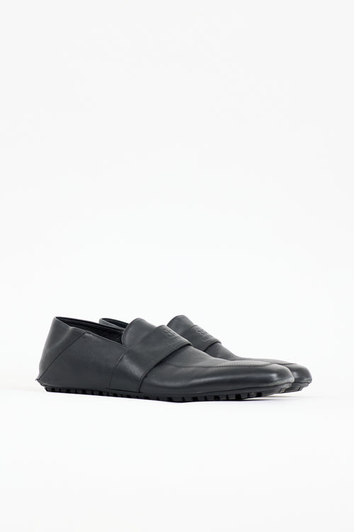 Balenciaga Leather City BB Loafer