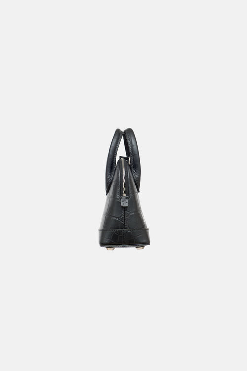 Balenciaga Embossed Leather Mini Ville Bag