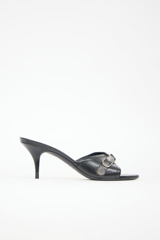 Balenciaga Leather Cagole Mule