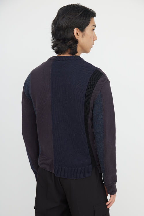 Balenciaga 2020 Patchwork Logo Sweater