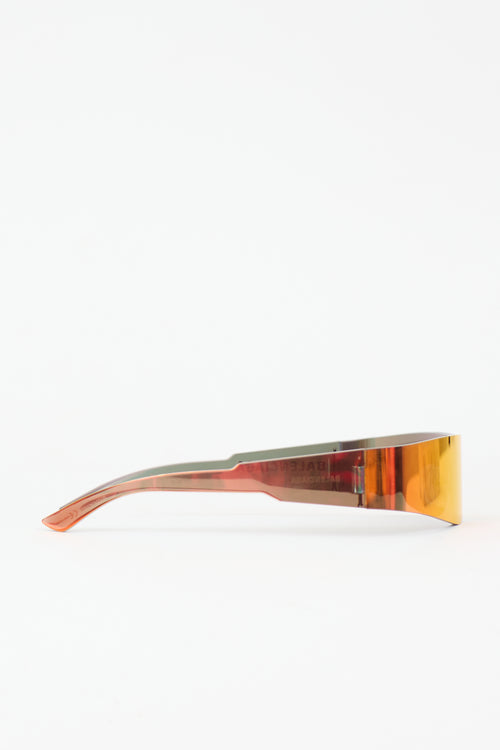 Balenciaga BB041S Reflective Sunglasses